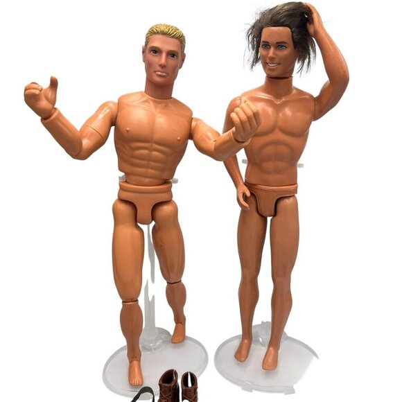 Assorted Lot of Mattel Ken GI Joe Action Figure Boy Male Dolls w/ Clothes Shoes - Picture 5 of 16